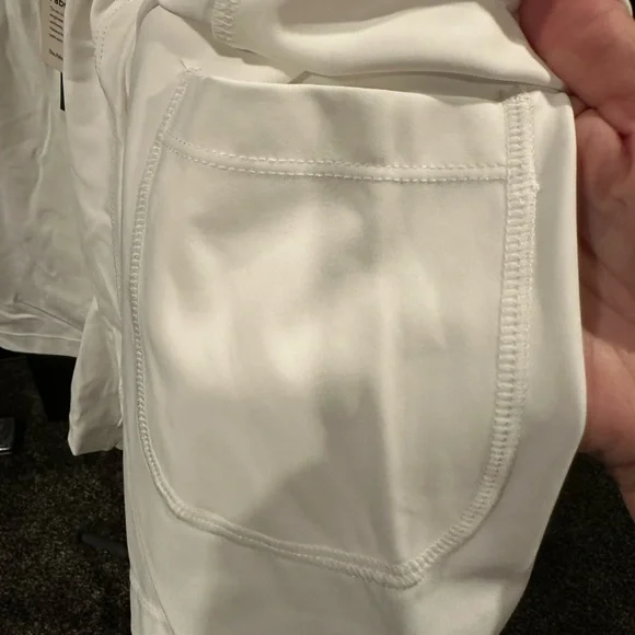 HALARA brand new xl long Women's white 2 in 1 softly airy Athletic Shorts - Picture 4 of 7